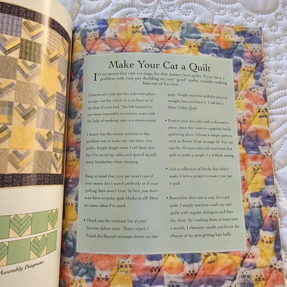 Quick Cozy Flannel Quilts By Leisure Arts 1999 Softcover 48 Pages